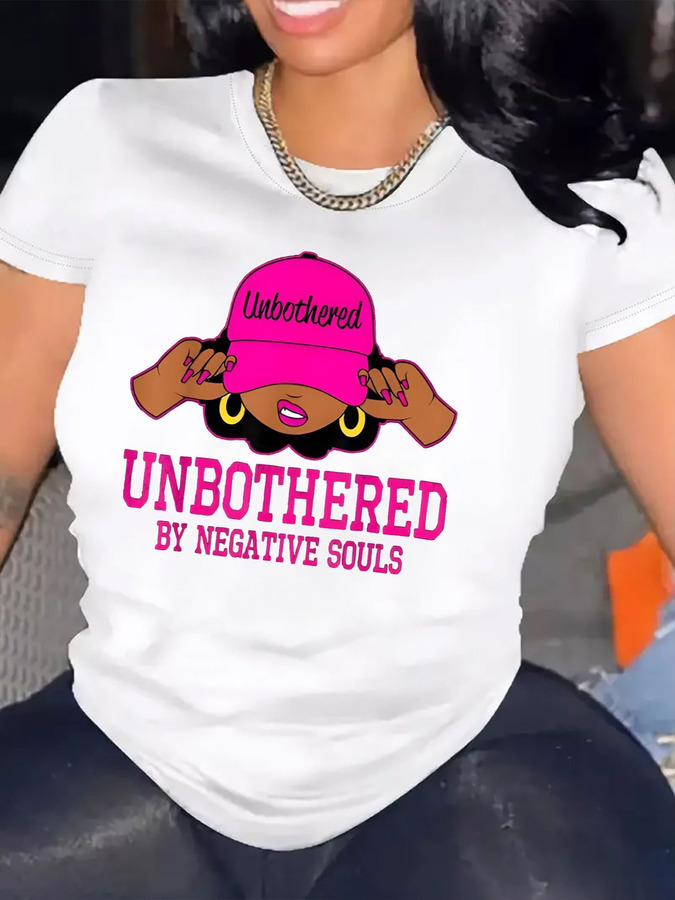 Street Fashion Trends 2025 - Womens TShirt Comfortable Crew Neck Casual