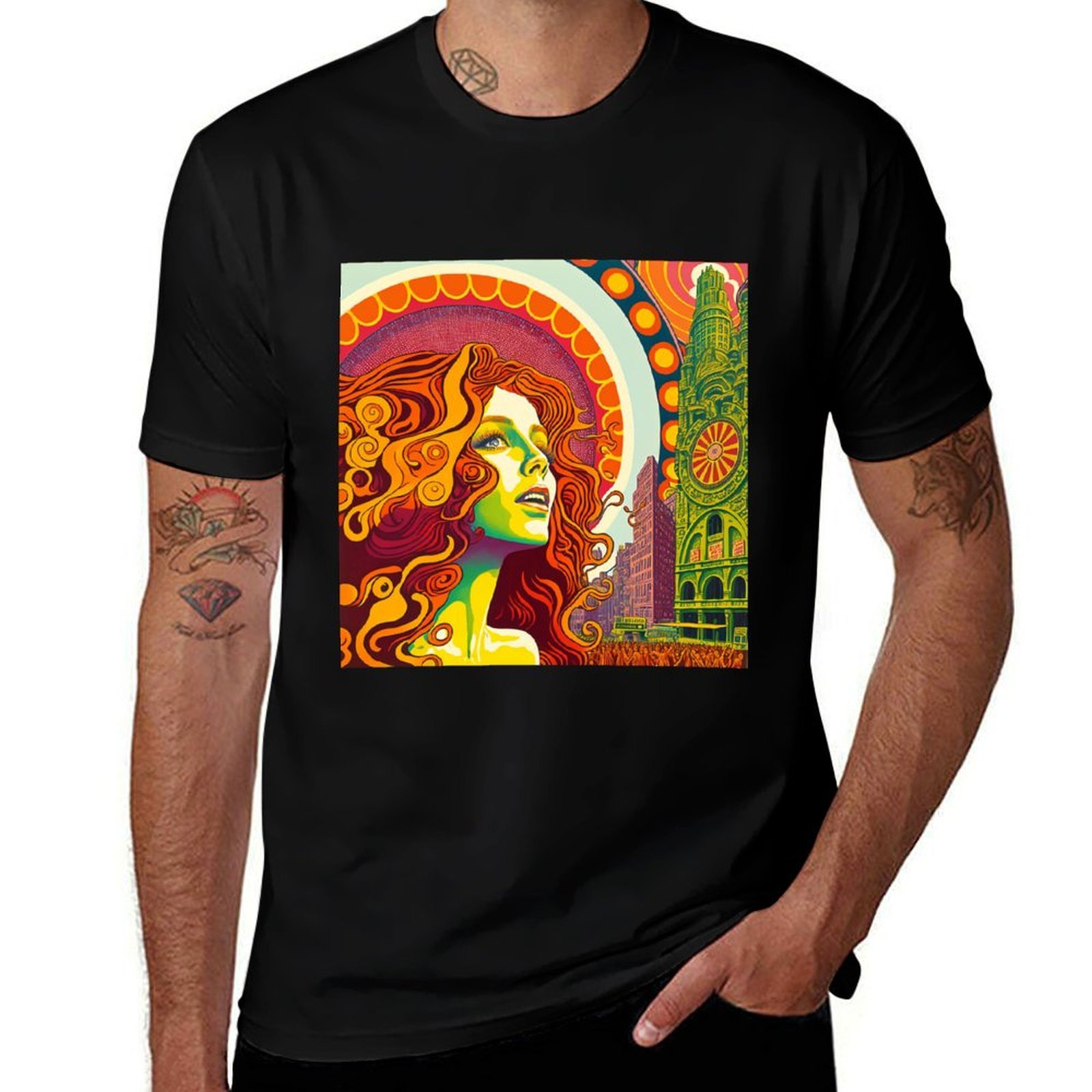 Street Fashion Nyc - 1970's Retro NYC, T-Shirt Street Fashion