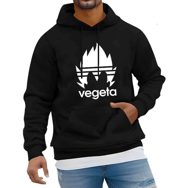 Street Fashion Trends 2025 - Vegeta Print Men's Women Hooded Sweatshirt