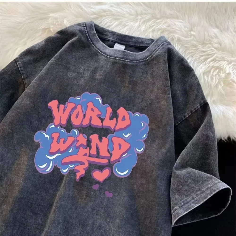 2025 Water-wash vintage t-shir - огляд і ціна Street Fashion Trends 2025