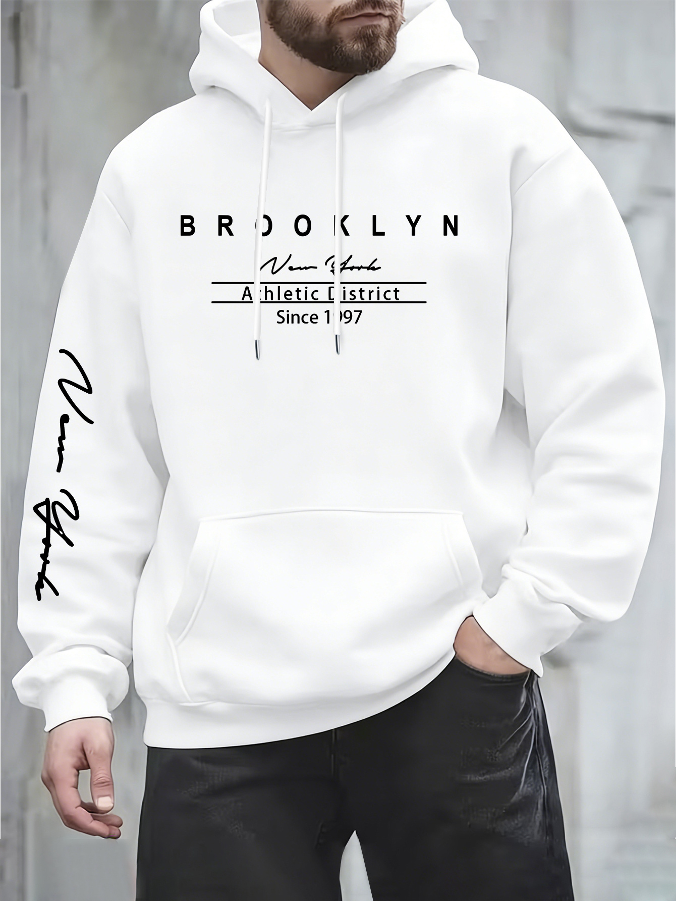 Urban fashion men's hoodie on  - огляд і ціна Street Fashion Of New York
