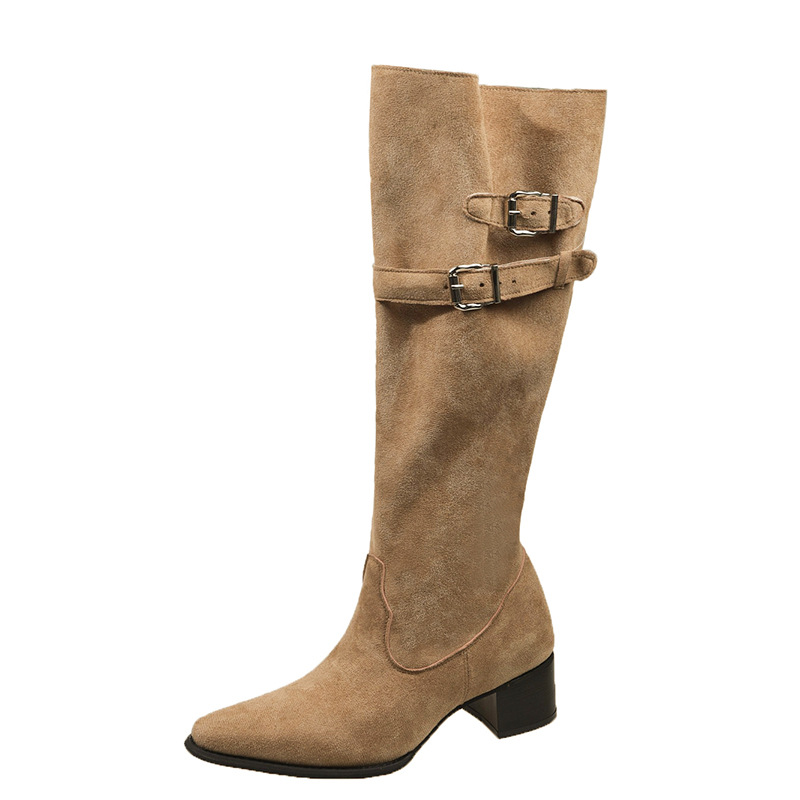 Vintage Suede Women Trouser Le - огляд і ціна Street Fashion Winter 2025