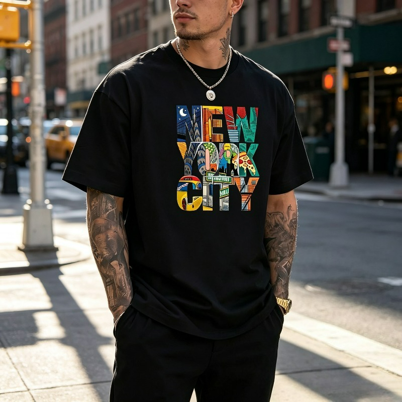 NEW YORK CITY Graphic T-Shirt  - огляд і ціна Street Fashion Nyc