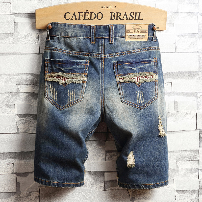 Ripped Hip-hop Denim Shorts Me - огляд і ціна Street Fashion Baggy