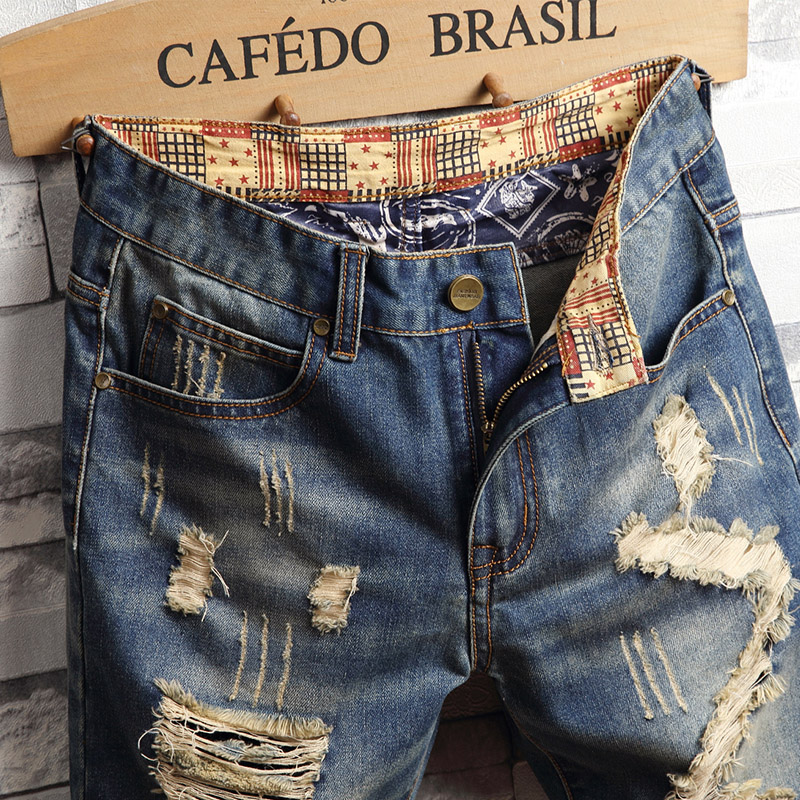 Ripped Hip-hop Denim Shorts Me - огляд і ціна Street Fashion Baggy