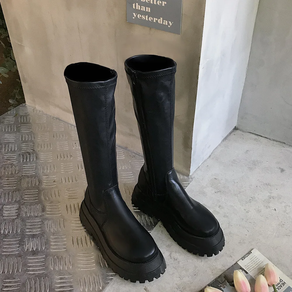 Winter Chunky Platform Heels L - огляд і ціна Street Fashion Winter 2025