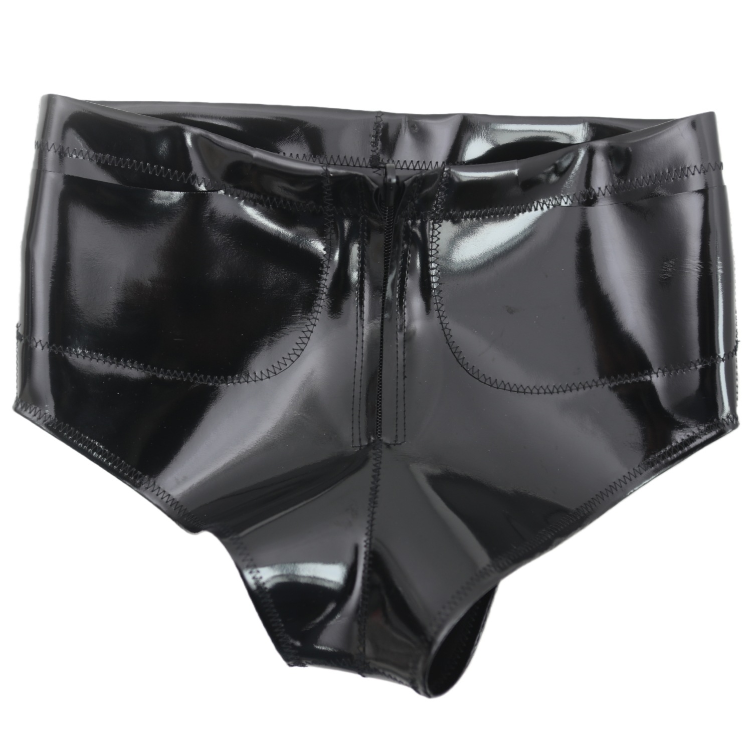 Women Men Glossy Pocket Shorts - огляд і ціна Street Fashion Style