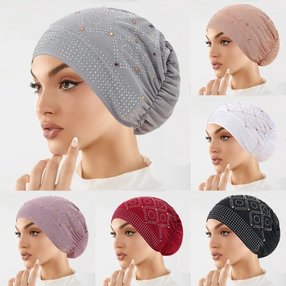 Comfortable Encrusted Diamonds - огляд і ціна Street Fashion Hijab