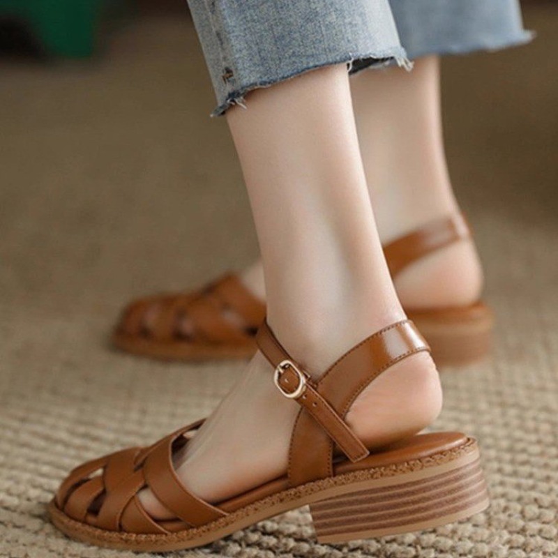 Shoes Female 2025 Buckle Strap - огляд і ціна Street Fashion Female