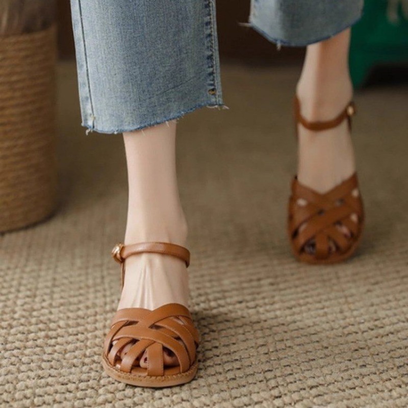 Shoes Female 2025 Buckle Strap - огляд і ціна Street Fashion Female