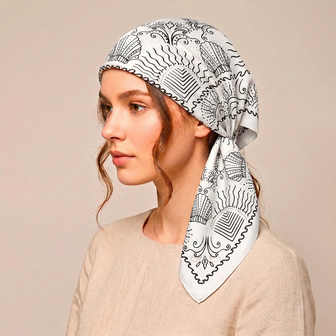 Woman Scarf Hijab Square Heads - огляд і ціна Street Fashion Hijab