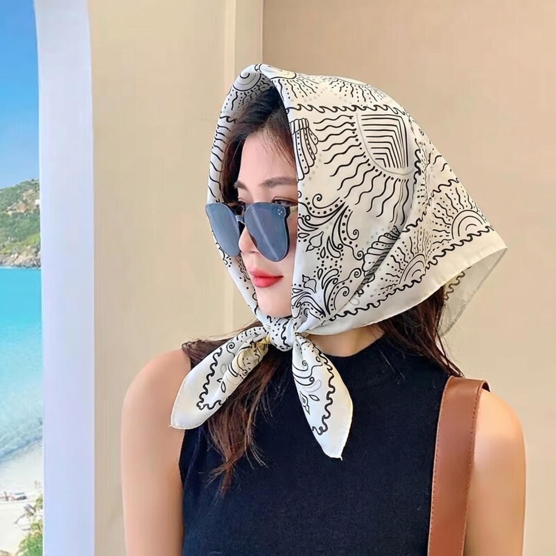 Woman Scarf Hijab Square Heads - огляд і ціна Street Fashion Hijab