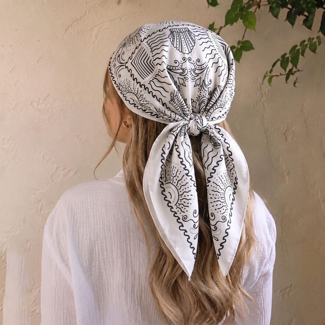 Woman Scarf Hijab Square Heads - огляд і ціна Street Fashion Hijab