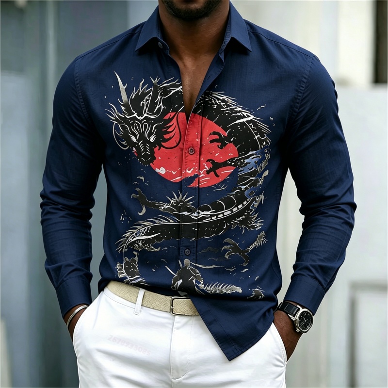2026 New Men's Shirt White Bla - огляд і ціна Street For Fashion