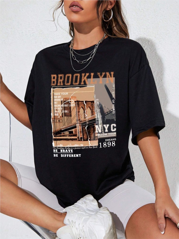 Spring Woman Cotton T-Shirts L - огляд і ціна Street Fashion Nyc