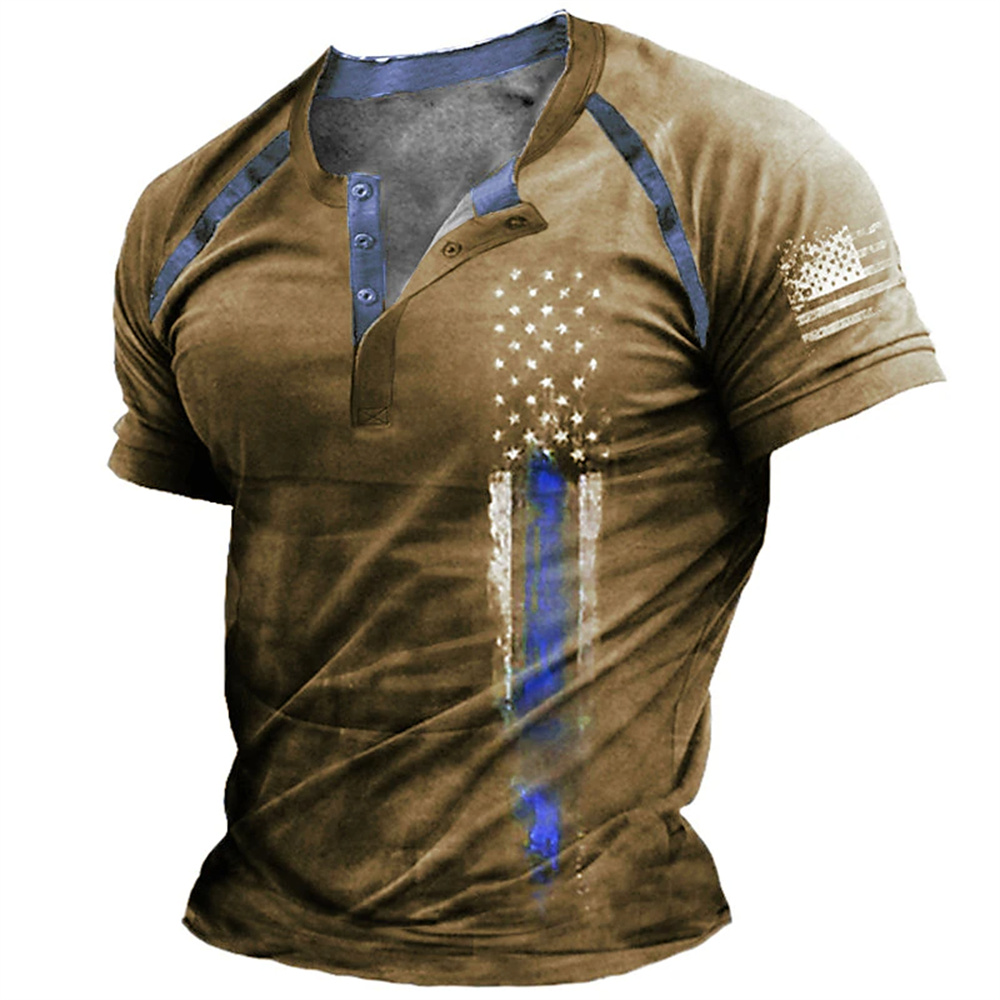 Funny 3D American Flag Print M - огляд і ціна Street Fashion Style