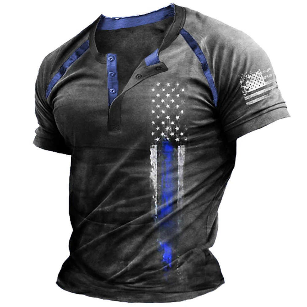 Funny 3D American Flag Print M - огляд і ціна Street Fashion Style