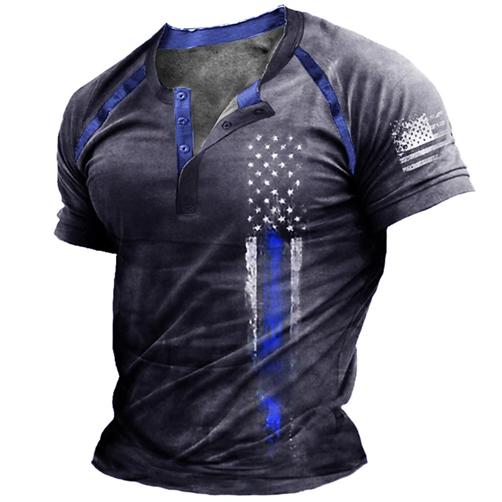 Funny 3D American Flag Print M - огляд і ціна Street Fashion Style