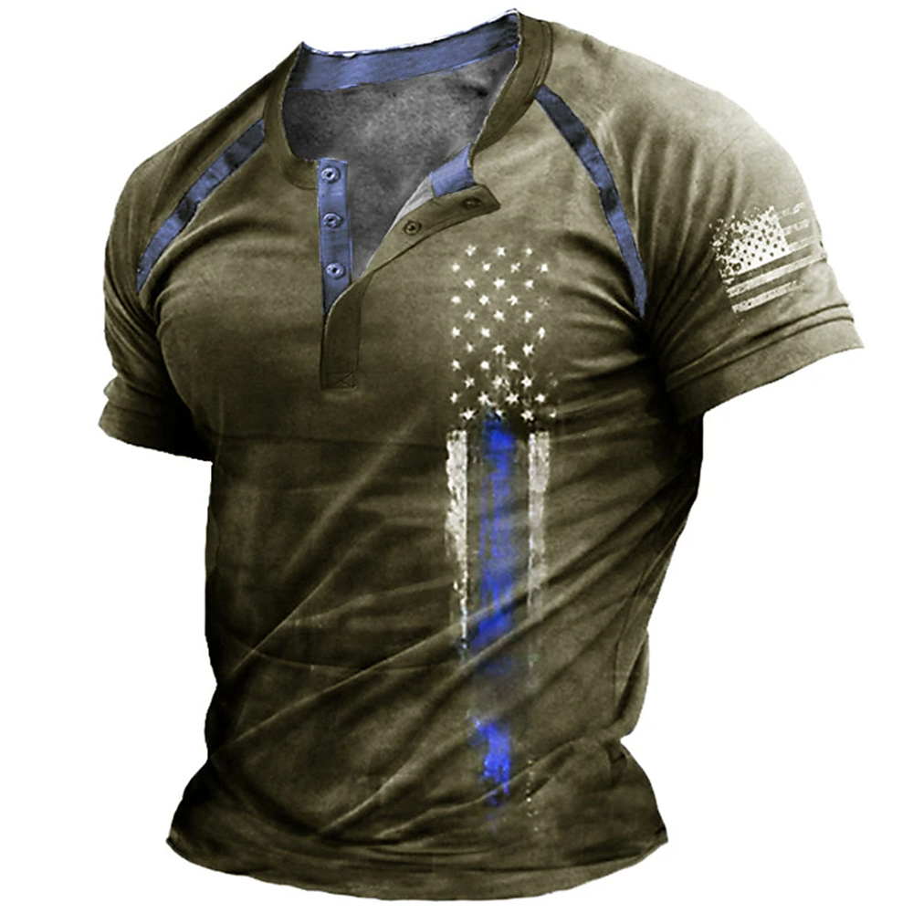 Funny 3D American Flag Print M - огляд і ціна Street Fashion Style