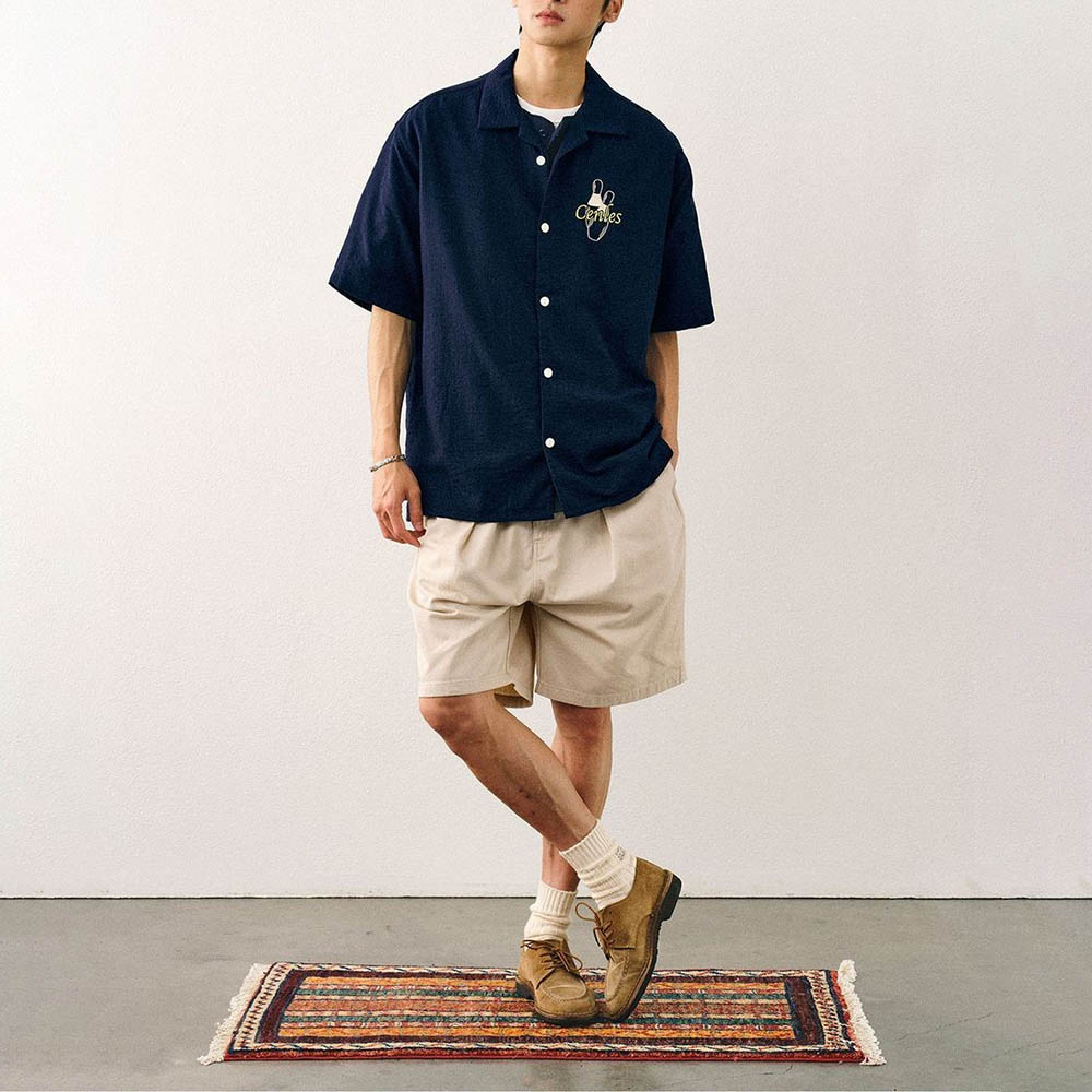 Men's Embroidered Short-Sleeve - огляд і ціна Street Fashion Trends 2025