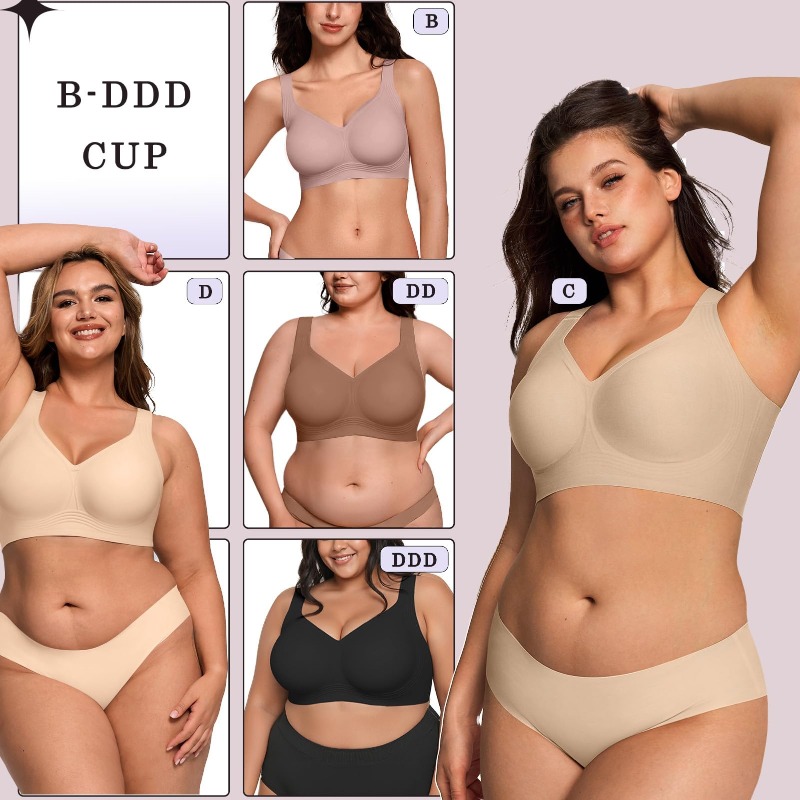 Plus Size Wireless Jelly Bra W - огляд і ціна Street Fashion Female