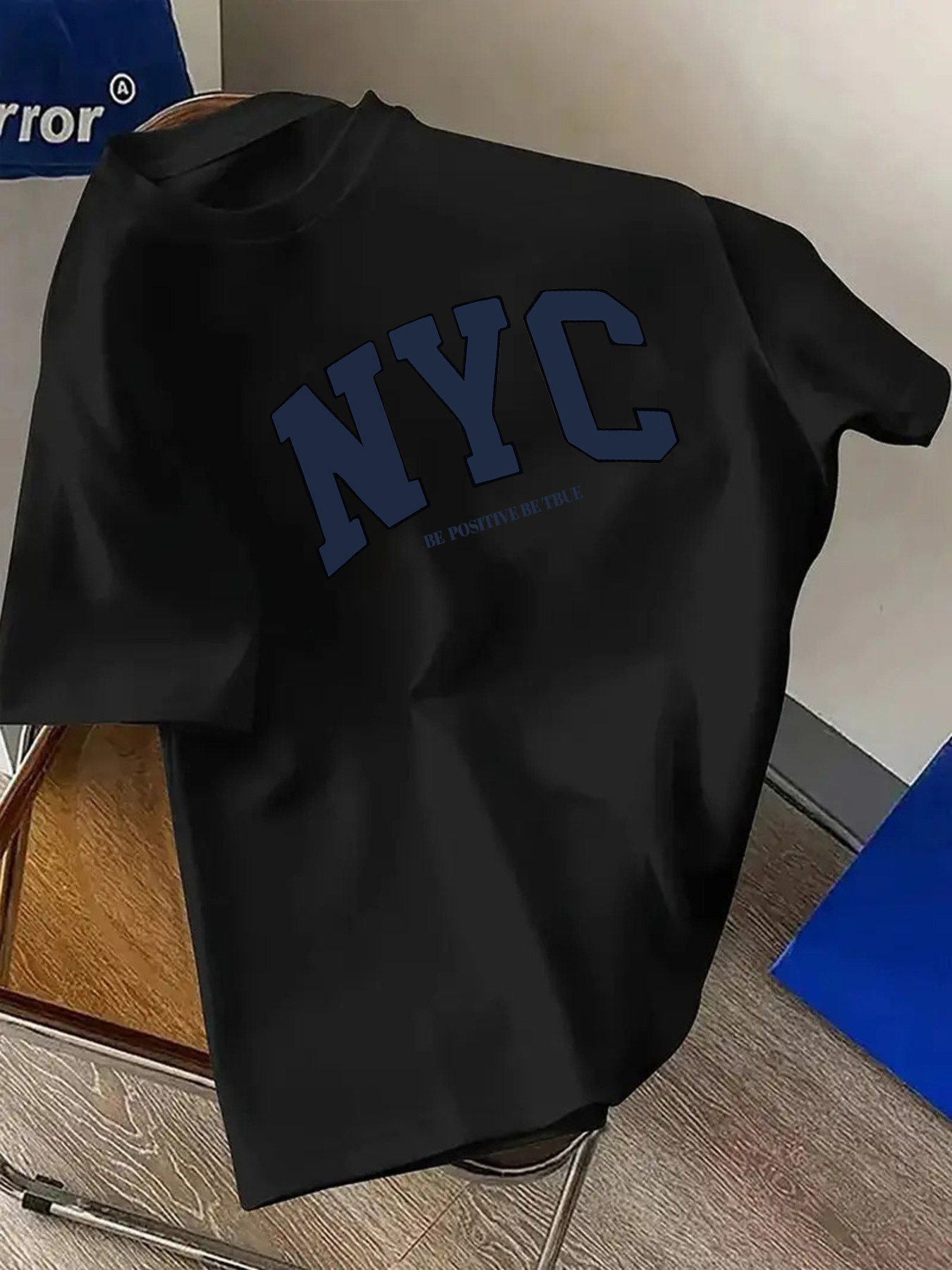 NYC Letter Print Round Neck Sh - огляд і ціна Street Fashion Nyc