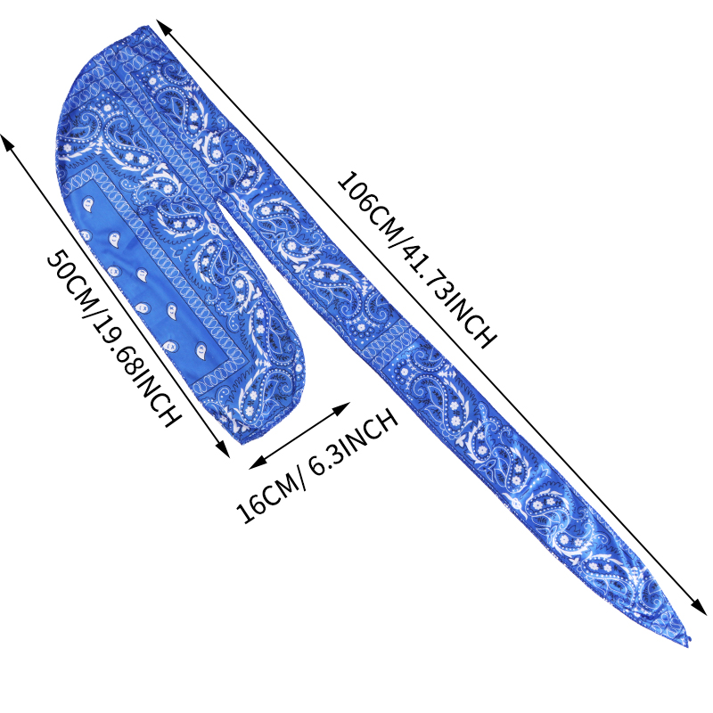 Amoeba Print Silky Durag Banda - огляд і ціна Street Fashion Hijab