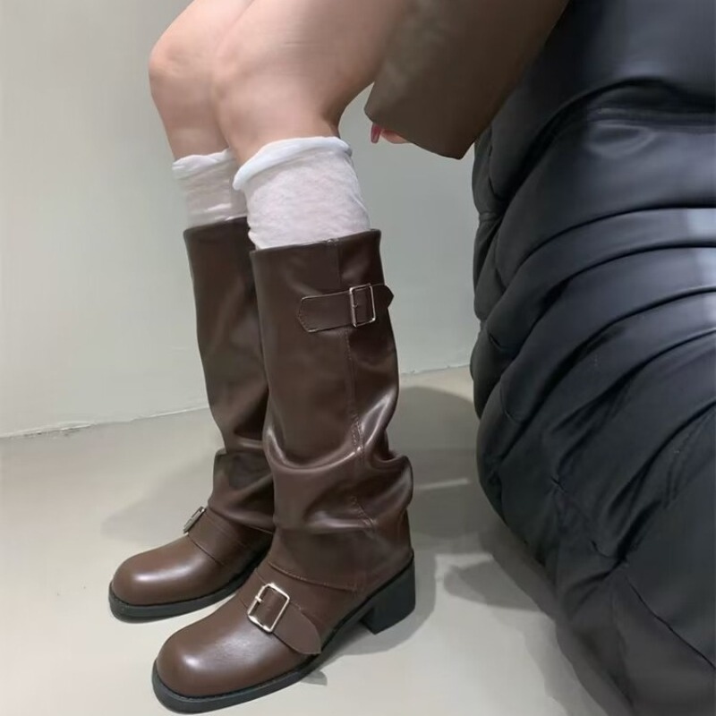 2025Woman Boots Knee High Plat - огляд і ціна Street Fashion Trends 2025