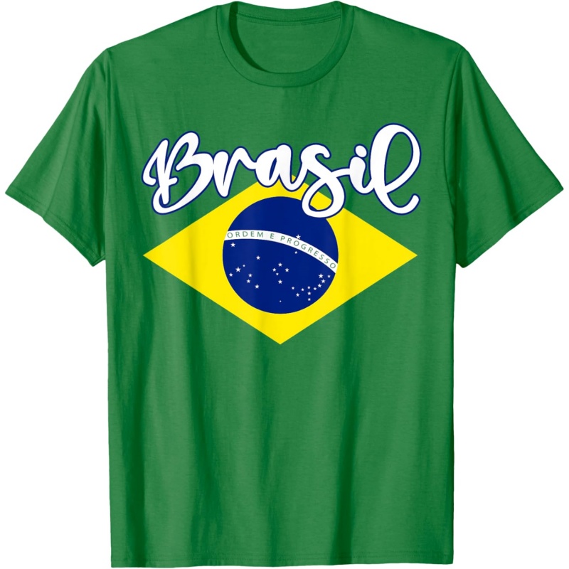 3D Printed Brazil Music T-Shir - огляд і ціна Street Fashion Brazil