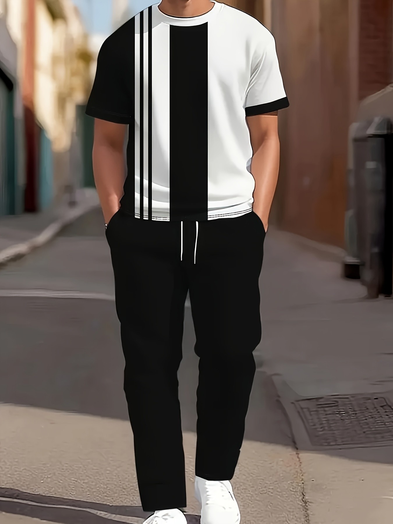 2026 Summer New Men's Short-Sl - огляд і ціна Street Fashion Style