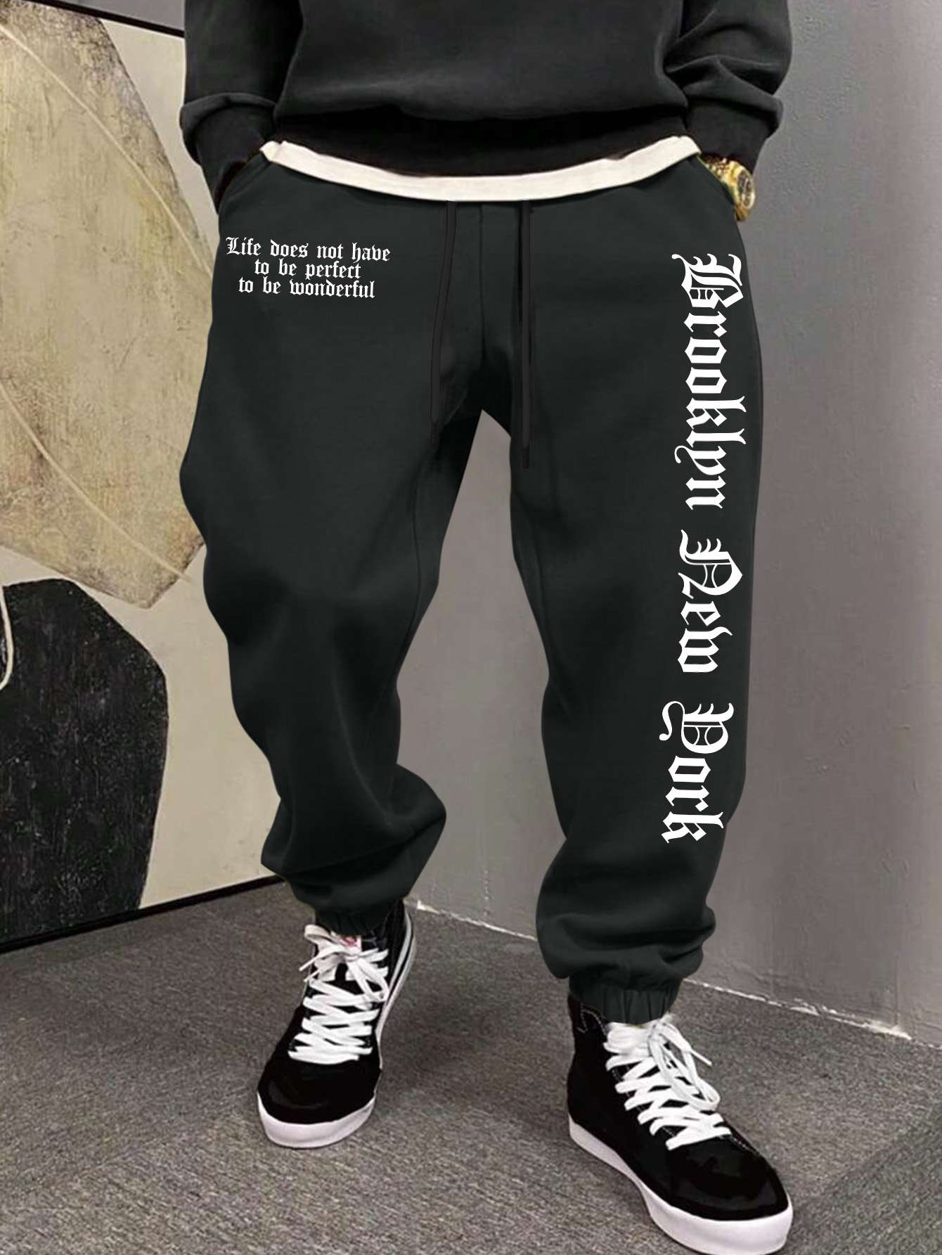 Men's Aesthetic NYC Life Sloga - огляд і ціна Street Fashion Nyc
