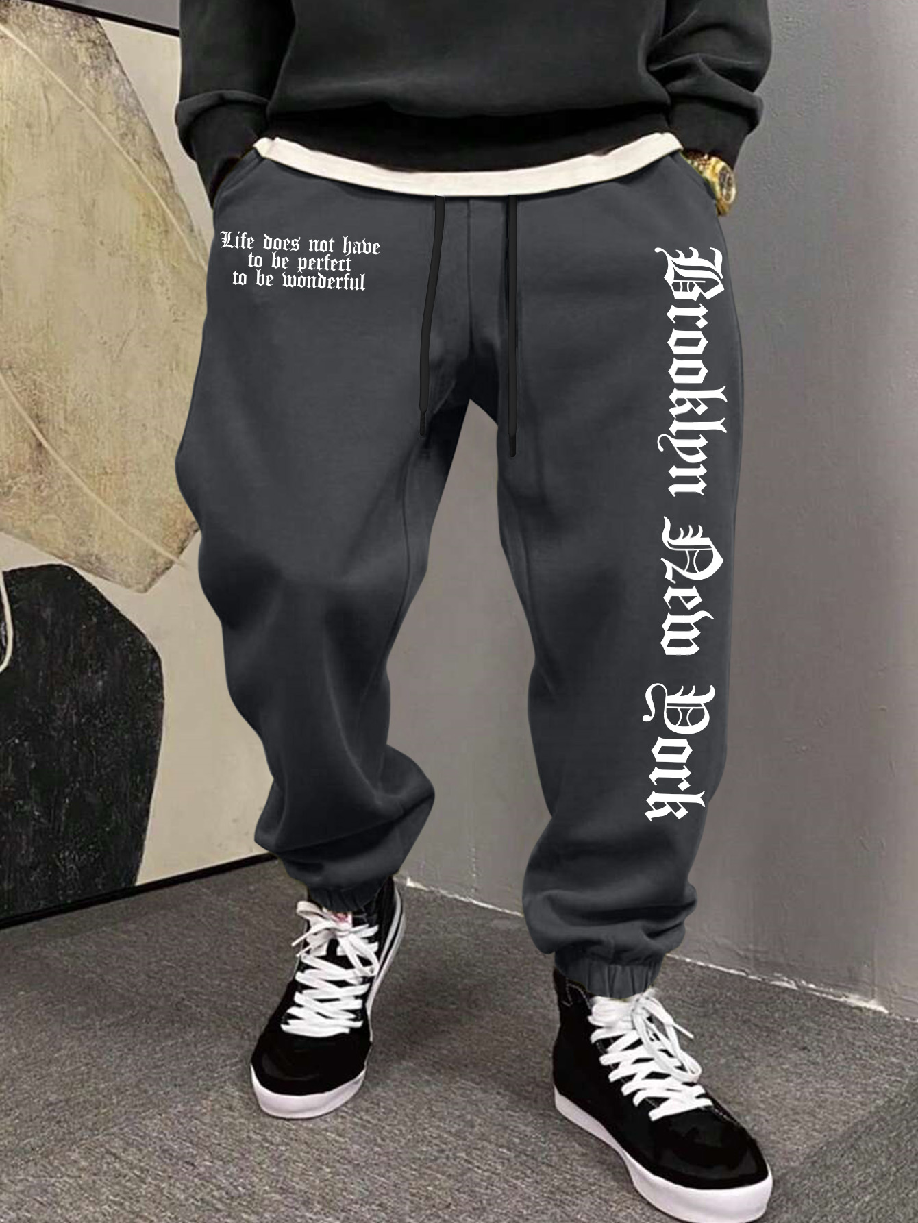 Men's Aesthetic NYC Life Sloga - огляд і ціна Street Fashion Nyc