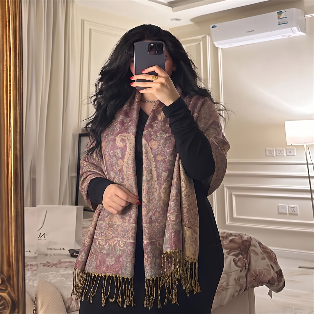 Fashion Paisley Jacquard Tasse - огляд і ціна Street Fashion Hijab