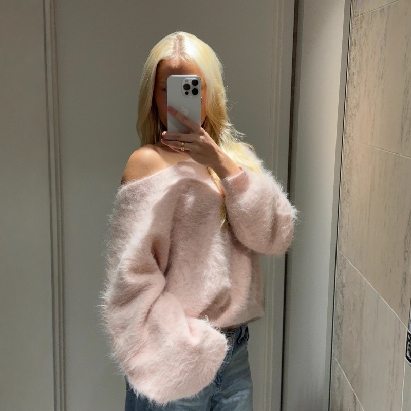 2025 Women Solid Off Shoulder  - огляд і ціна Street Fashion Winter 2025